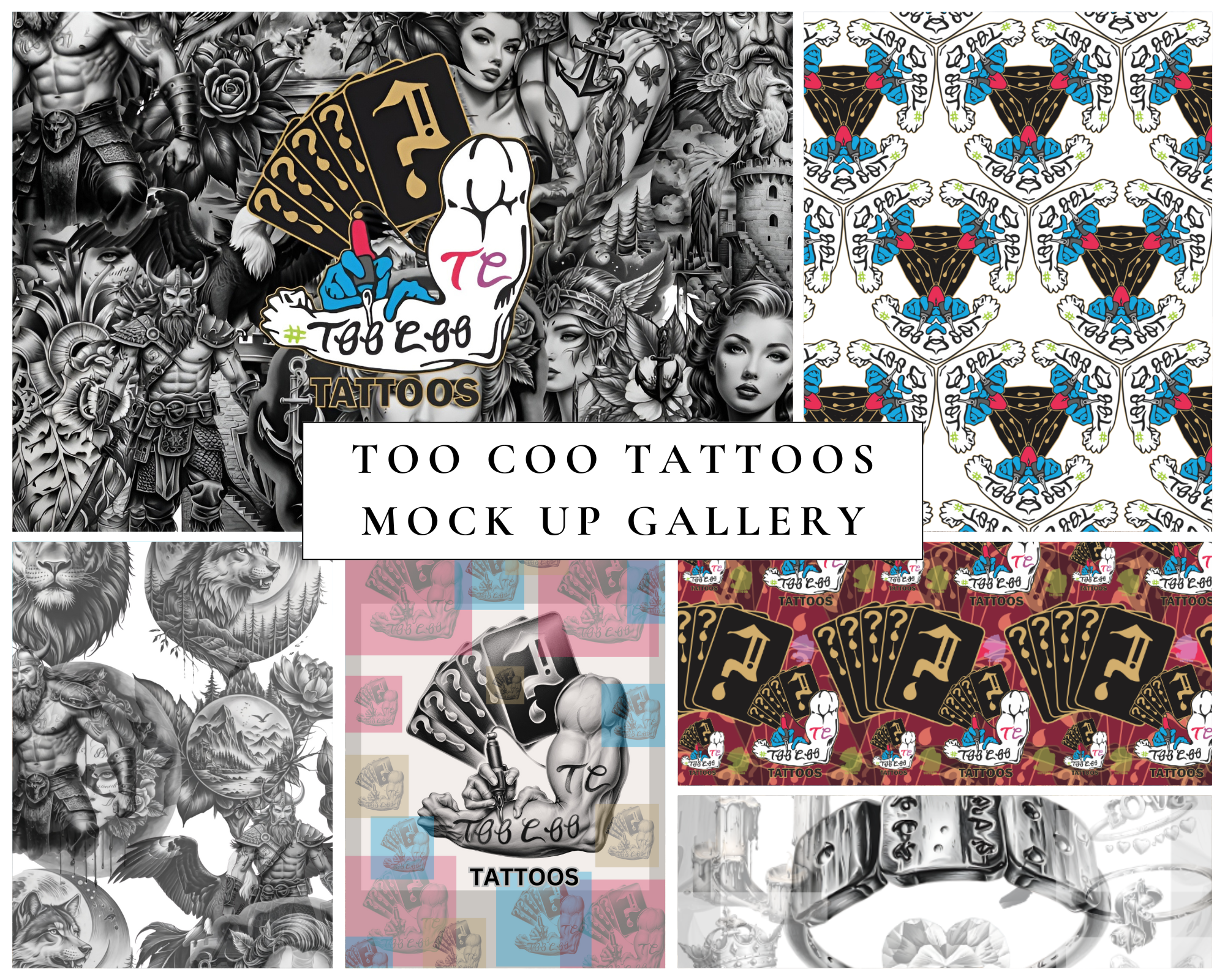 Image 1 of TOO COO TATTOOS: A Tattoo Design Identity & Branding Project