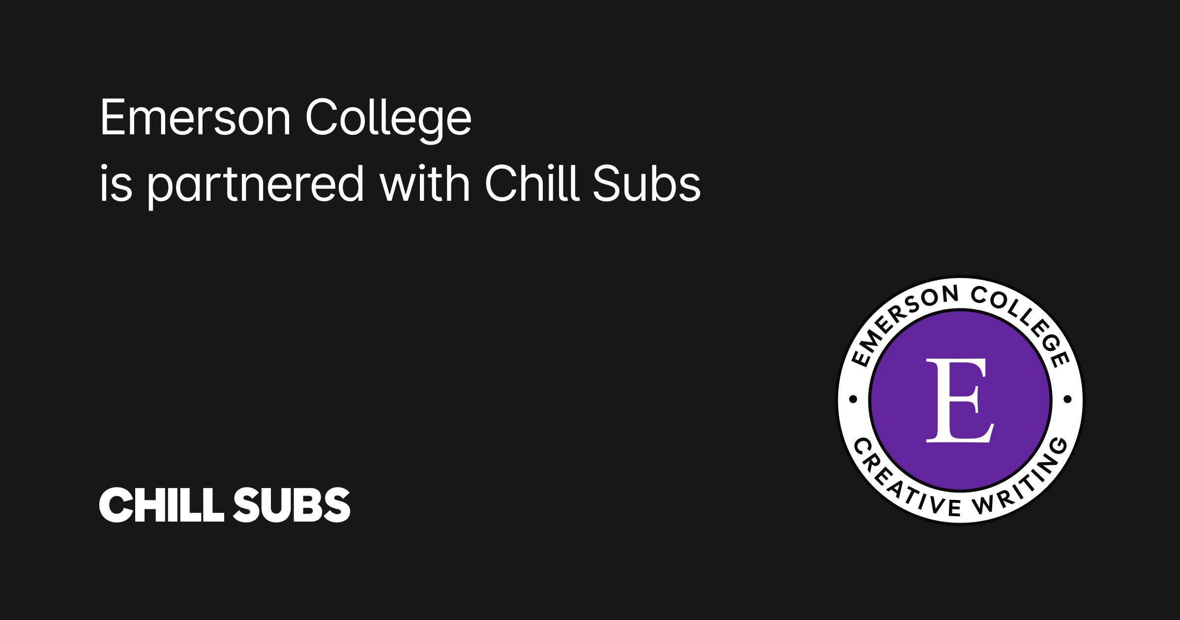 Emerson College Creative Writing MFA | ChillSubs